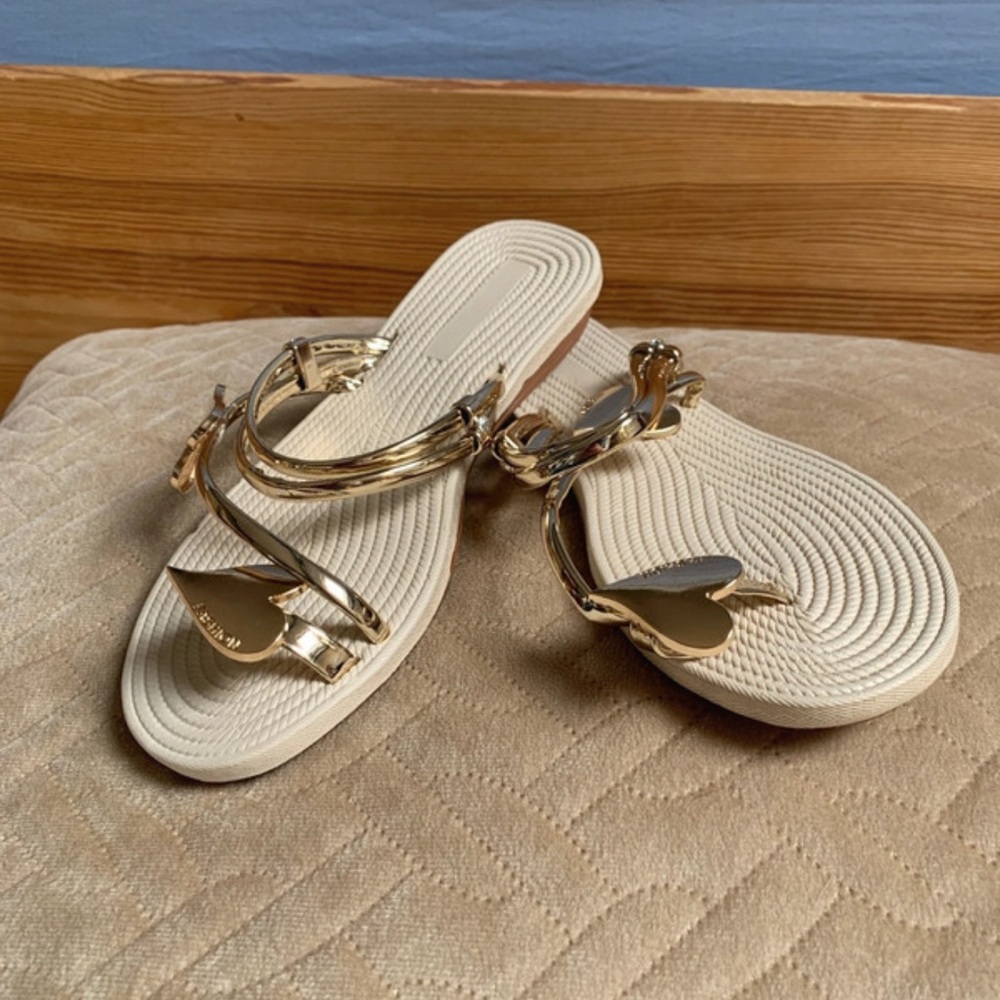 NEW Gold & Cream Women's Sandals n 39 eu
